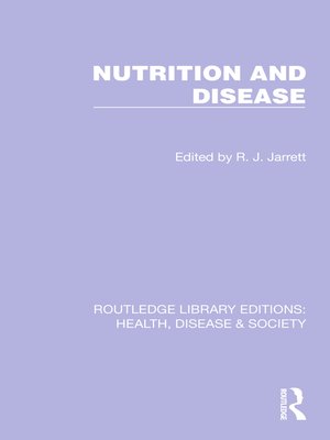 cover image of Nutrition and Disease